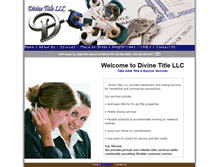 Tablet Screenshot of divinetitlellc.com